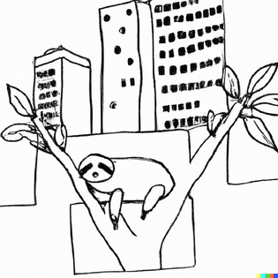 dall-e-2022-10-30-15.59.57-a-sloth-living-in-the-city-draw-only-with-black-lines.png