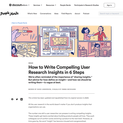 How to Write Compelling User Research Insights in 6 Steps