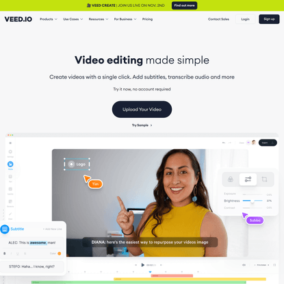 VEED - Online Video Editor - Video Editing Made Simple