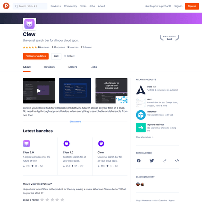 Clew - Product Information, Latest Updates, and Reviews 2022 | Product Hunt