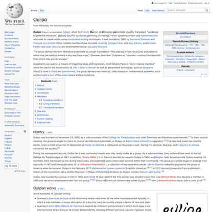 Oulipo - Wikipedia