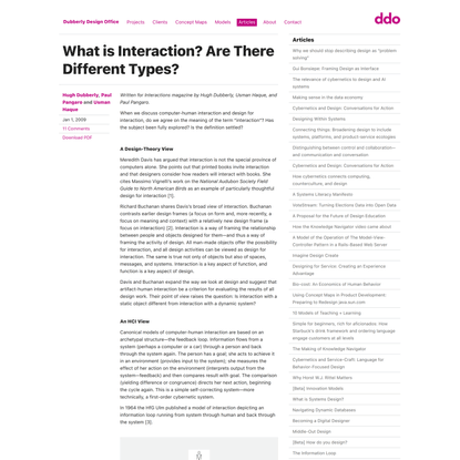 What is Interaction? Are There Different Types?
