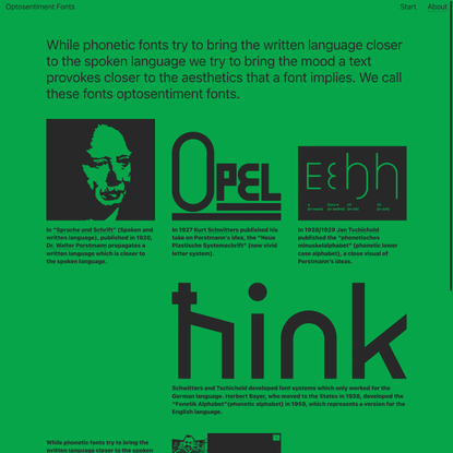 Optosentiment Fonts
