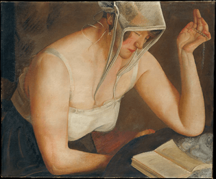 Woman Reading, Boris Grigoriev, c. 1922
