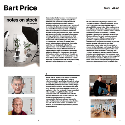 notes on stock — Bart Price