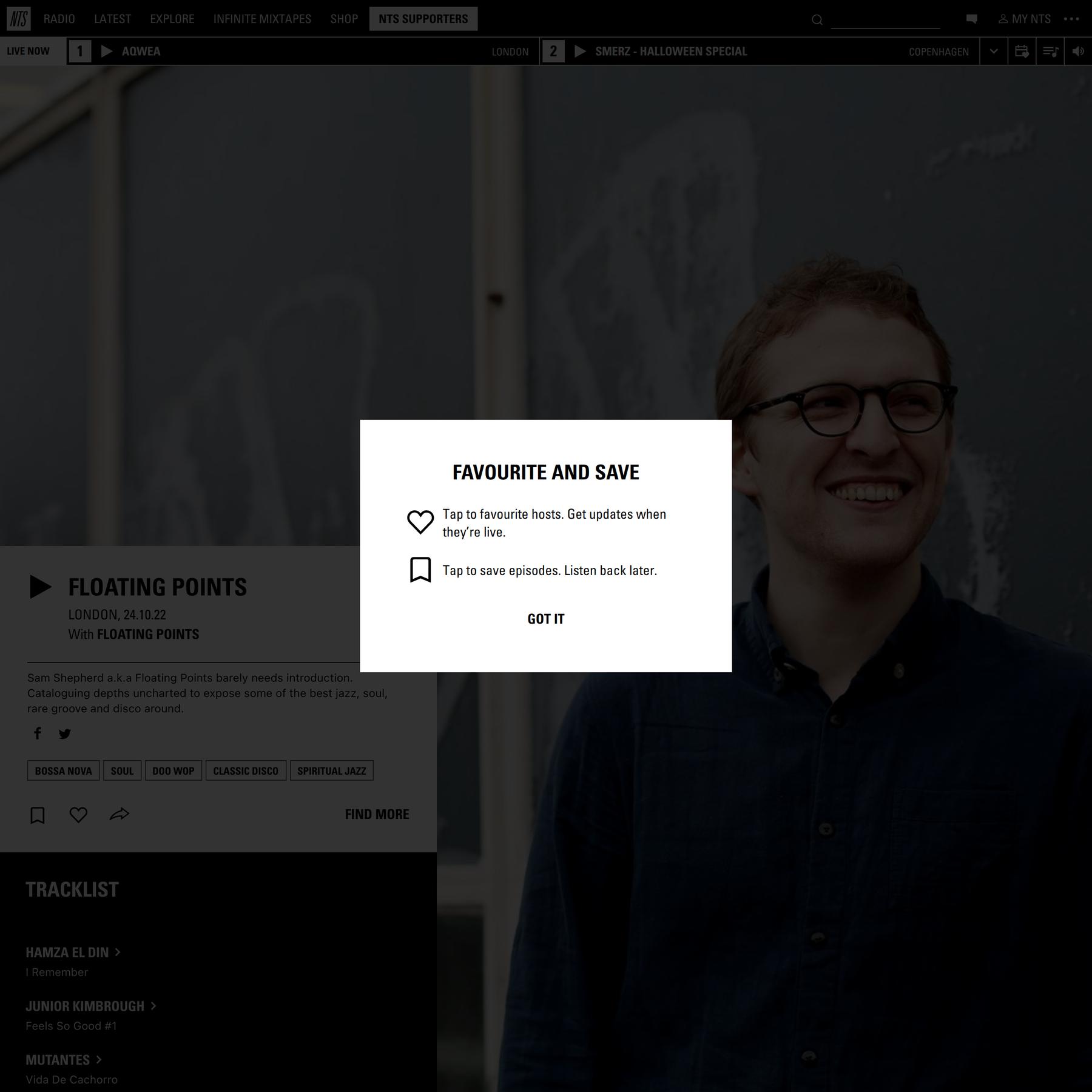 Floating Points 24th October 2022