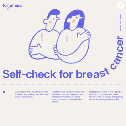 Togethers — Breast cancer self-exam