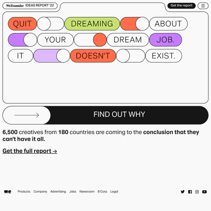 WeTransfer Ideas Report 2022