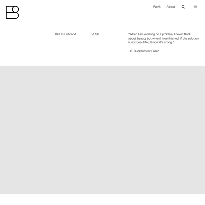 BUCK Rebrand | BUCK
