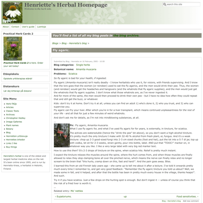 Fly agaric. | Henriette’s Herbal Homepage