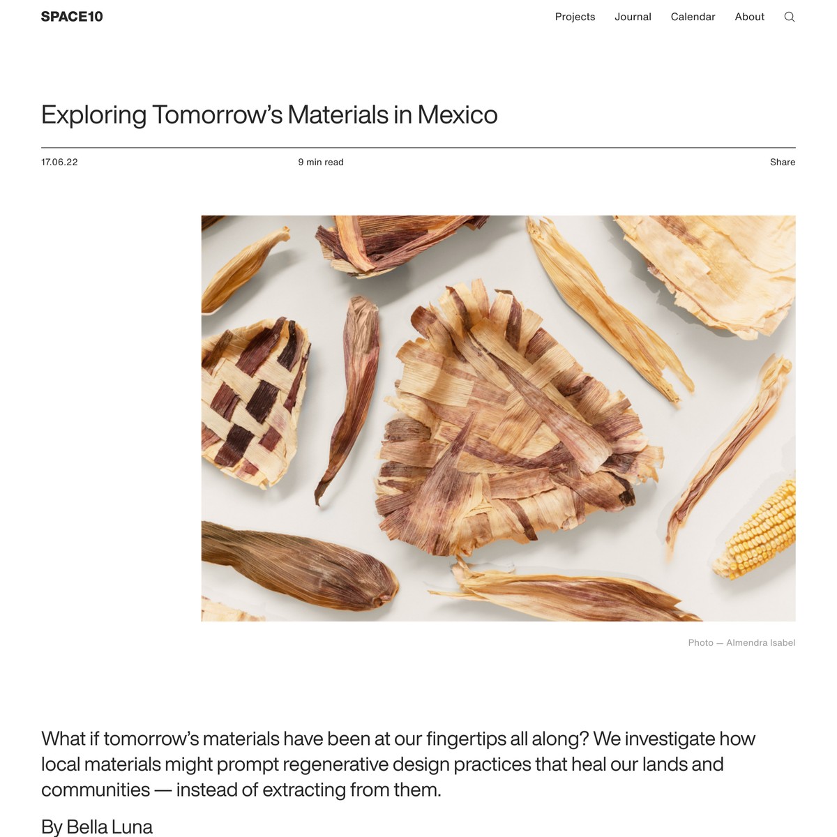 Exploring Tomorrow’s Materials in Mexico SPACE10 — Are.na