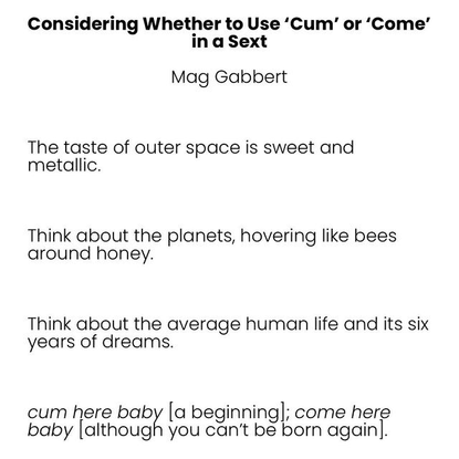 Mag Gabbert on Instagram: "I have a new poem out today in the Winter Issue of @actionspectacle . This poem is from my second mss, &amp; it was—strangely &amp; unbelievably to me—the winner of this year’s inaugural Action, Spectacle Poetry Contest, judged by Mary Jo Bang. I’m very thankful to @actionspectacle ‘s editors, to Mary Jo Bang, &amp; especially to my bro @tarfiafaizullah who helped me think about this poem in a new way when I was initially drafting it. The positive acknowledgments I’ve received for my work lately have been overwhelming. I’m so grateful. Now I’m getting back to work 🖤"