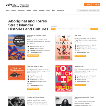 Aboriginal and Torres Strait Islander Histories and Cultures Archives - Reading Australia