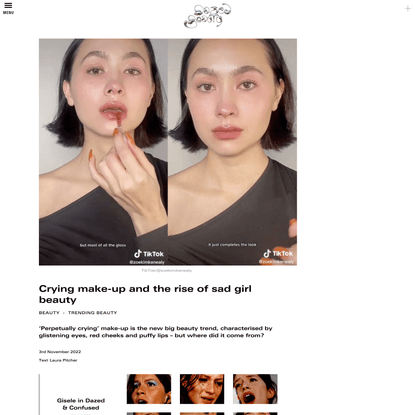 Crying make-up and the rise of sad girl beauty | Dazed