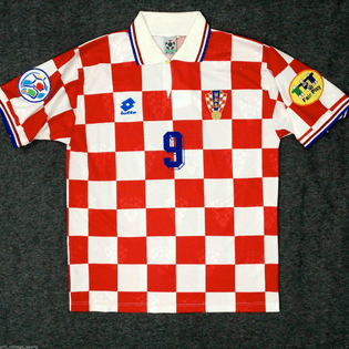 1996 Croatia Euro Cup Home Jersey