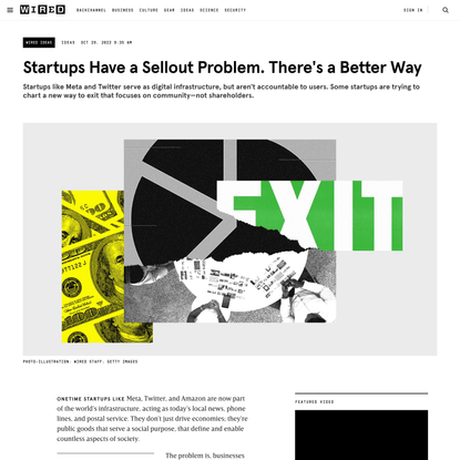 Startups Have a Sellout Problem. There's a Better Way | WIRED