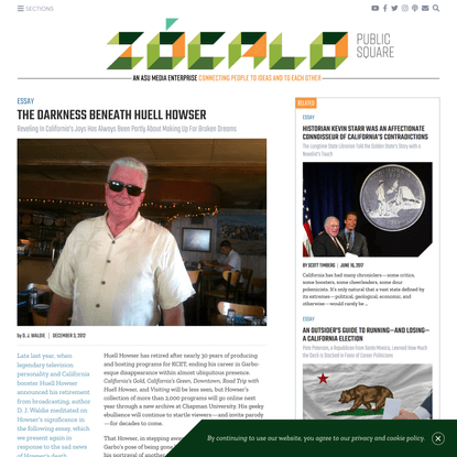 The Darkness Beneath Huell Howser | Essay | Zócalo Public Square