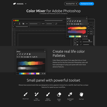 Mixoos: Mixer Panel for Adobe Photoshop