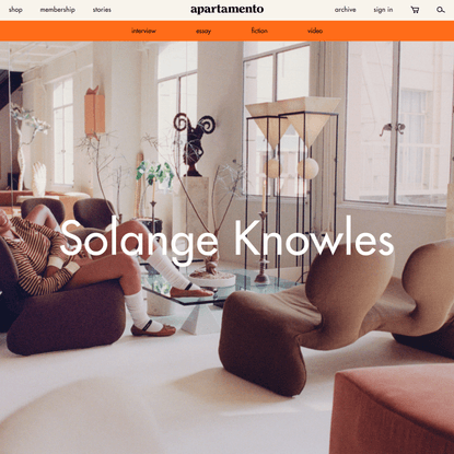Solange Knowles — Apartamento Magazine