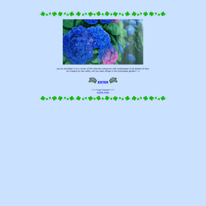 hydrangea garden