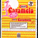 Kraft Caramels bag - Pink Panther Stickers and Patch premium - 1985