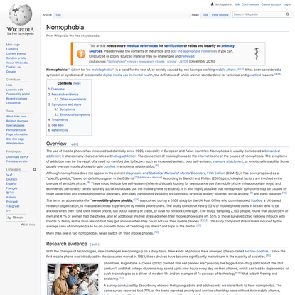Nomophobia - Wikipedia