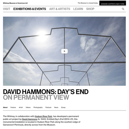David Hammons: Day's End