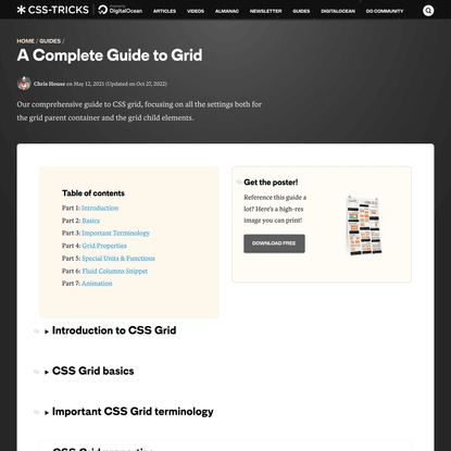 A Complete Guide to Grid | CSS-Tricks