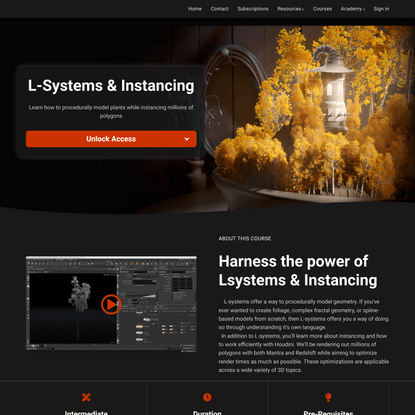 L-Systems &amp; Instancing
