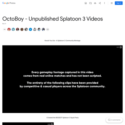OctoBoy - Unpublished Splatoon 3 Videos