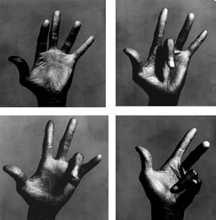 Hands of Miles Davis