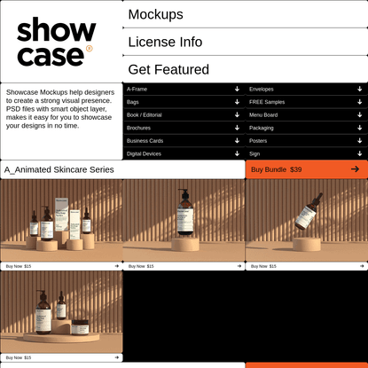 Showcase | Contemporary Mockups