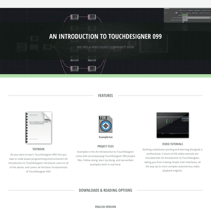 Introduction To TouchDesigner 099