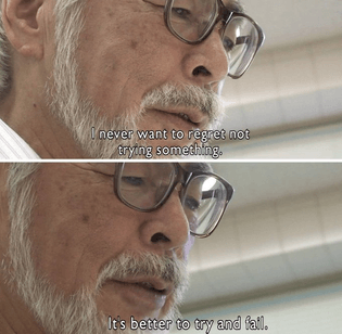 It's better to try and fail.