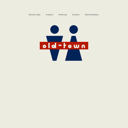 Old Town - British clothing designer and maker