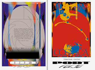 Super Paper Issue 101 is out now! Collaboration between Mirko and Jonathan Castro. #graphicdesign #artdirection #typeface #superpaper #bureauborsche #mirkoborsche #Munich @jonacthan