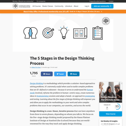 The 5 Stages in the Design Thinking Process