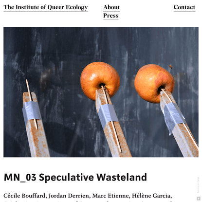 MN_O3 - Speculative Wasteland — IQECO