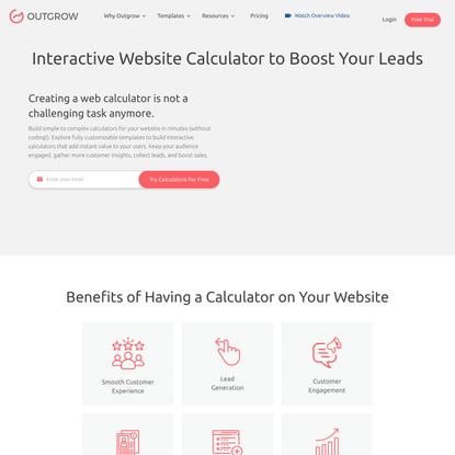 Custom Website Calculators | Interactive Calculator Builder