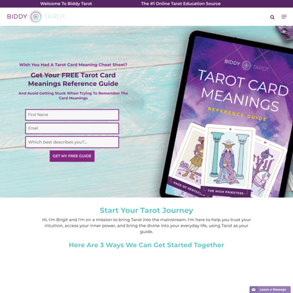 Biddy Tarot | Online Tarot Courses and Tarot Card Meanings