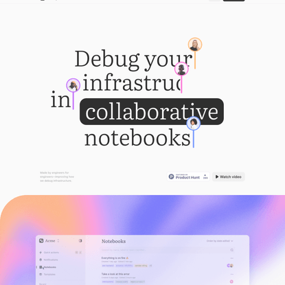Fiberplane - Collaborative Notebooks for debugging your infrastructure
