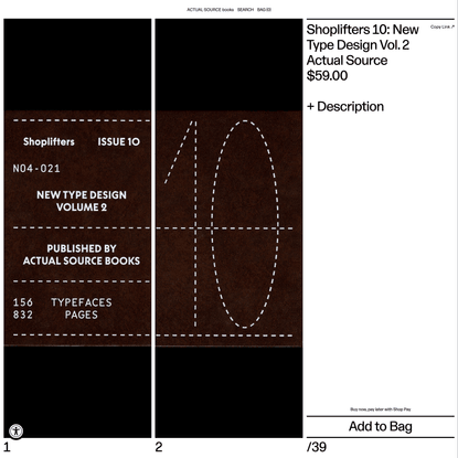 Shoplifters 10: New Type Design Vol. 2