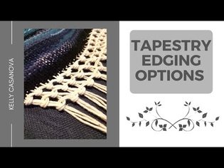 3 ways to finish your tapestry