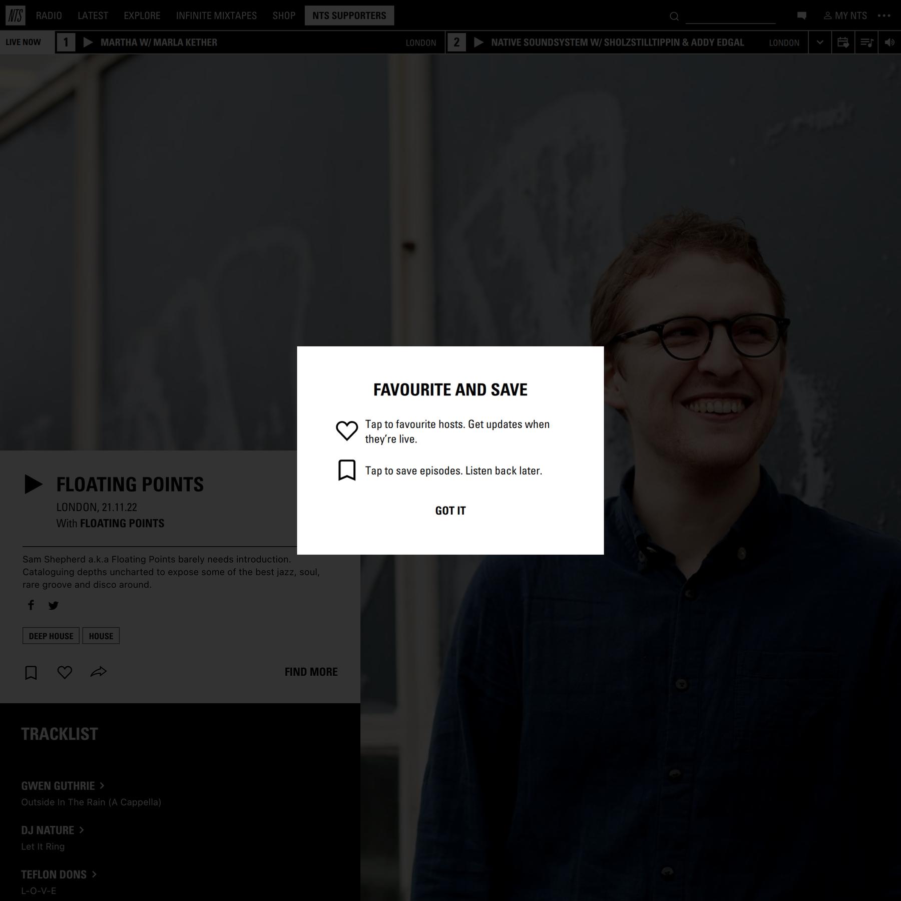 Floating Points 21st November 2022