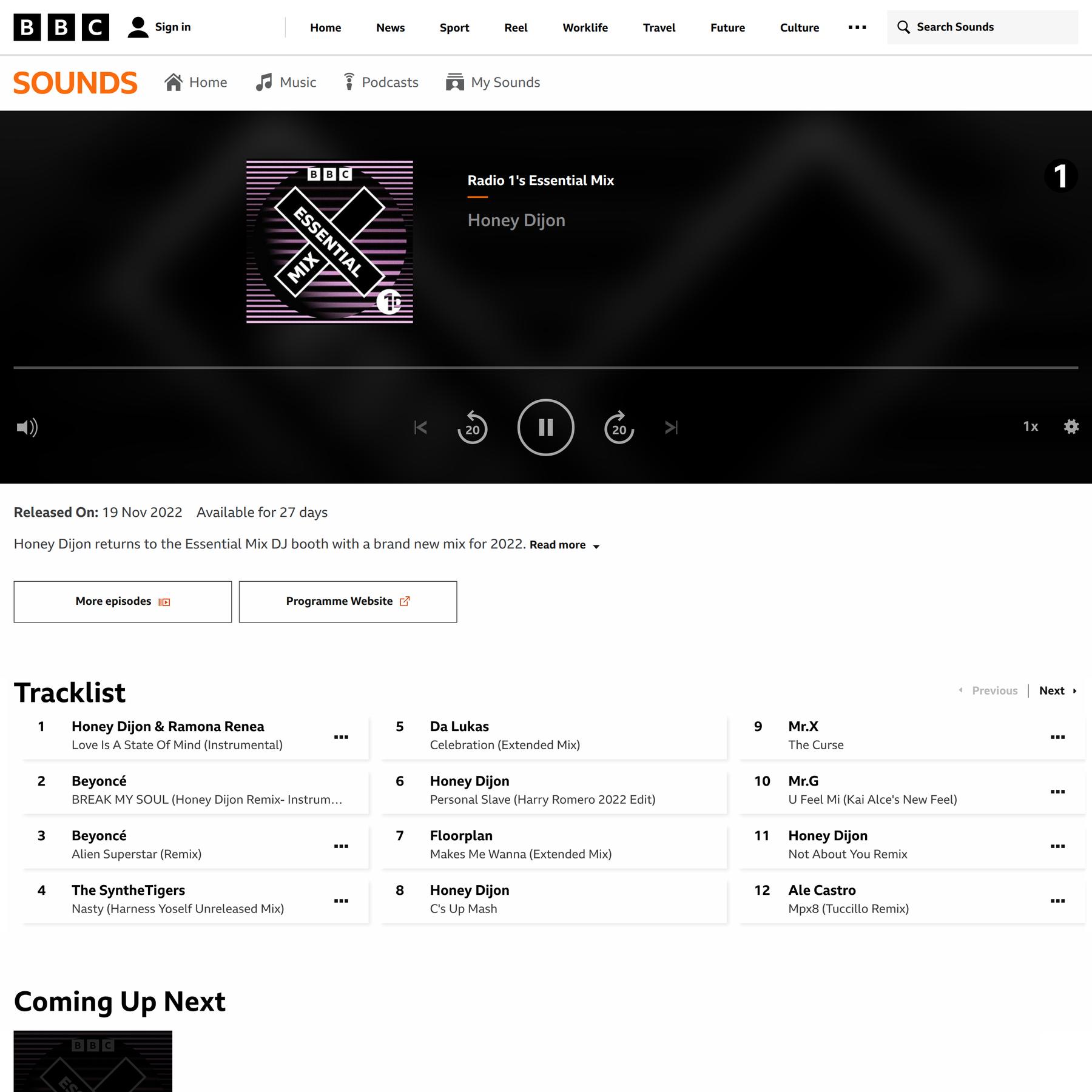 Radio 1’s Essential Mix - Honey Dijon - BBC Sounds