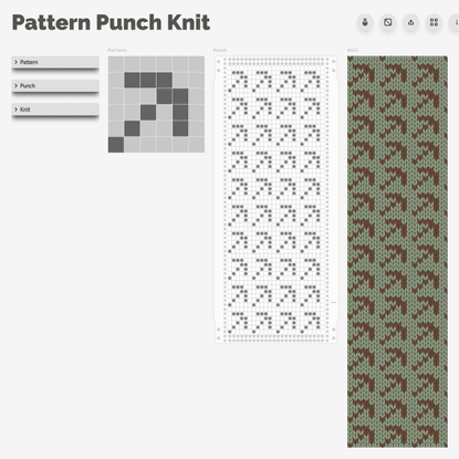 Pattern Punch Knit