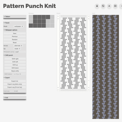 Pattern Punch Knit