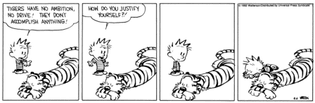 how do you justify yourself - calvin and hobbes