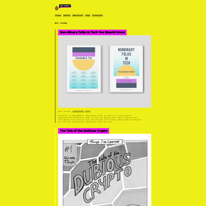 Dev Zines