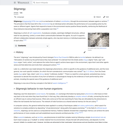 Stigmergy - Wikipedia
